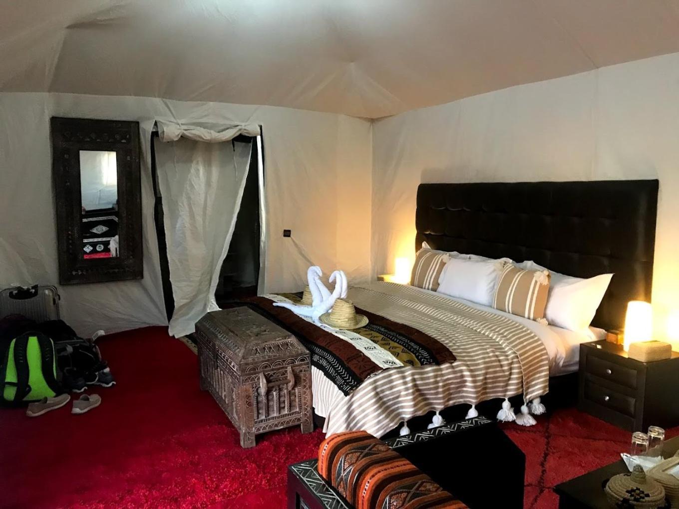 Bed and Breakfast Camp Sahara Majestic Мхамид Экстерьер фото