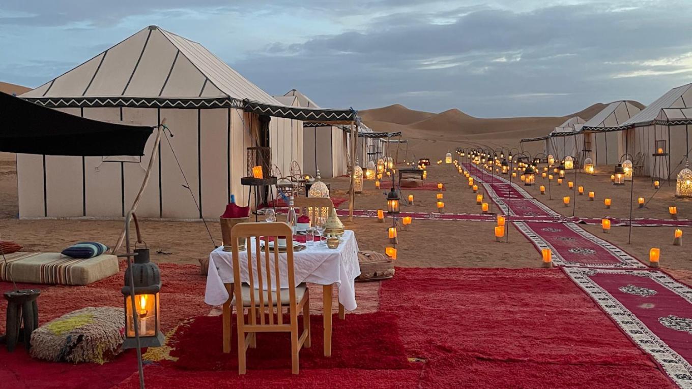 Bed and Breakfast Camp Sahara Majestic Мхамид Экстерьер фото